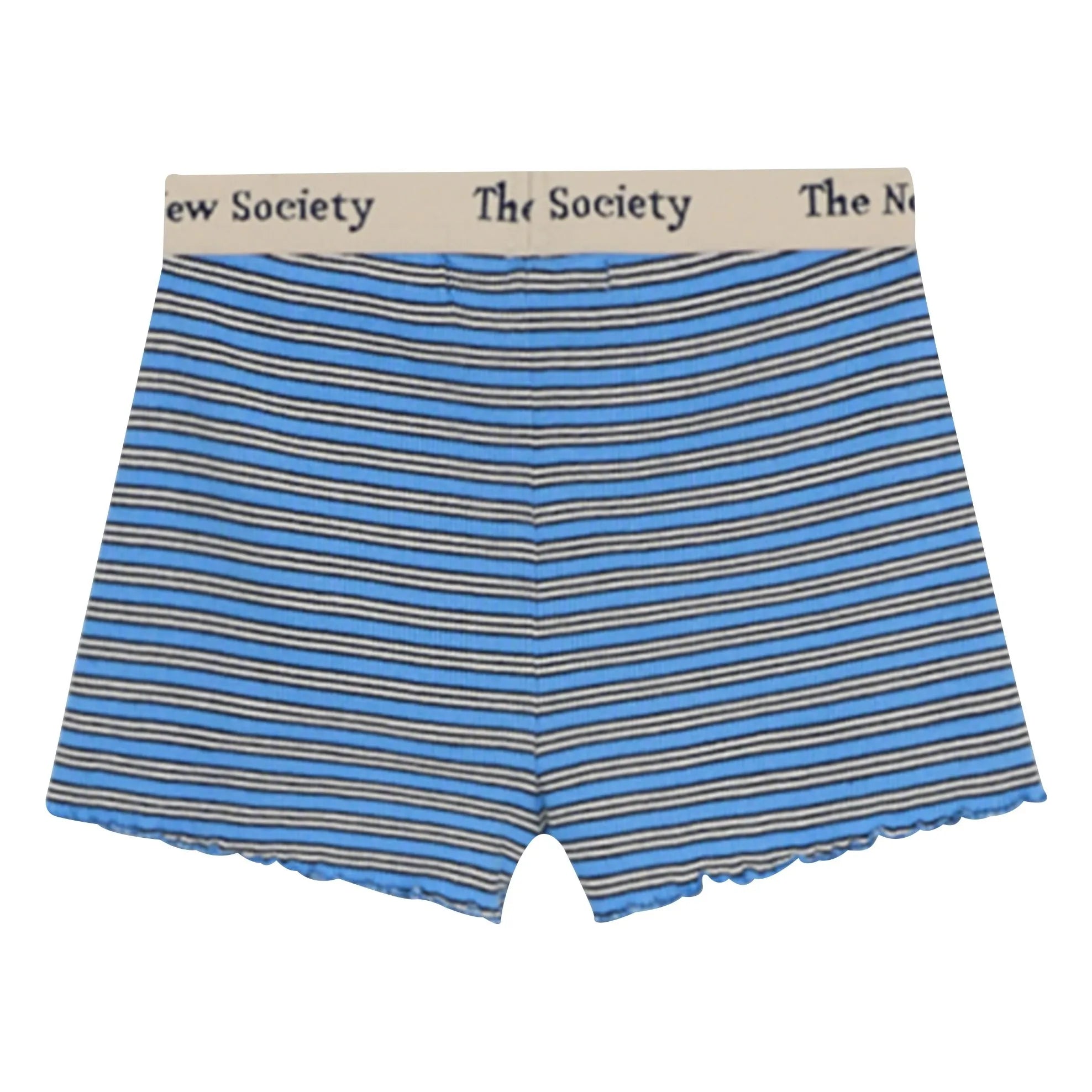 the new society - TNS Gerippte Streifenshorts | Blau