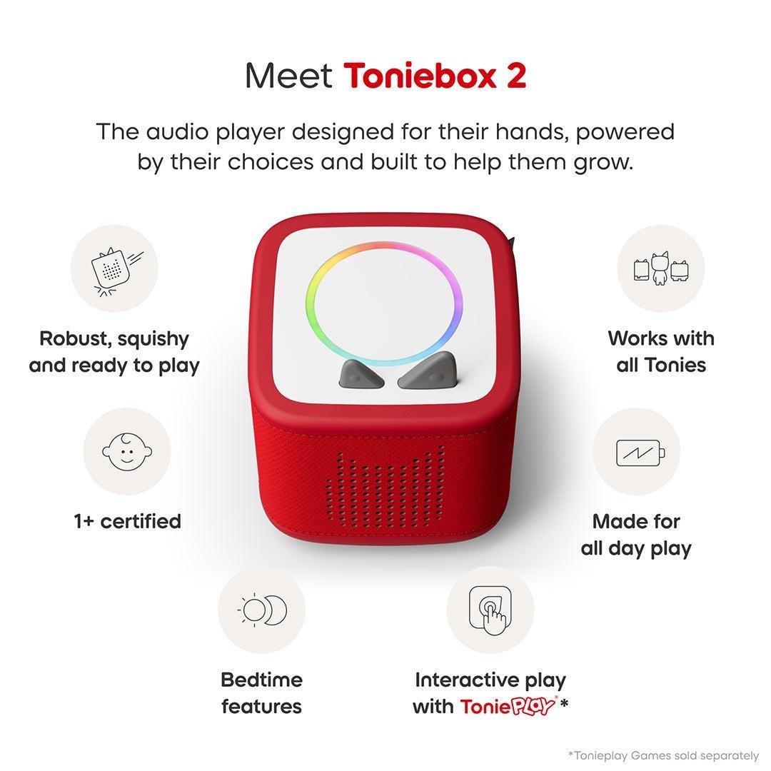 Tonies Toniebox 2 Bundle - Sleepy Time (5pc)-Audio Players-Blue- | Natural Baby Shower