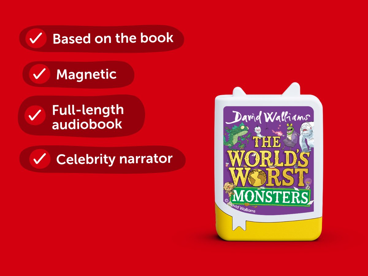 Tonies - David Walliams Die Schlechtesten Monster Der Welt Englische Audiofigur