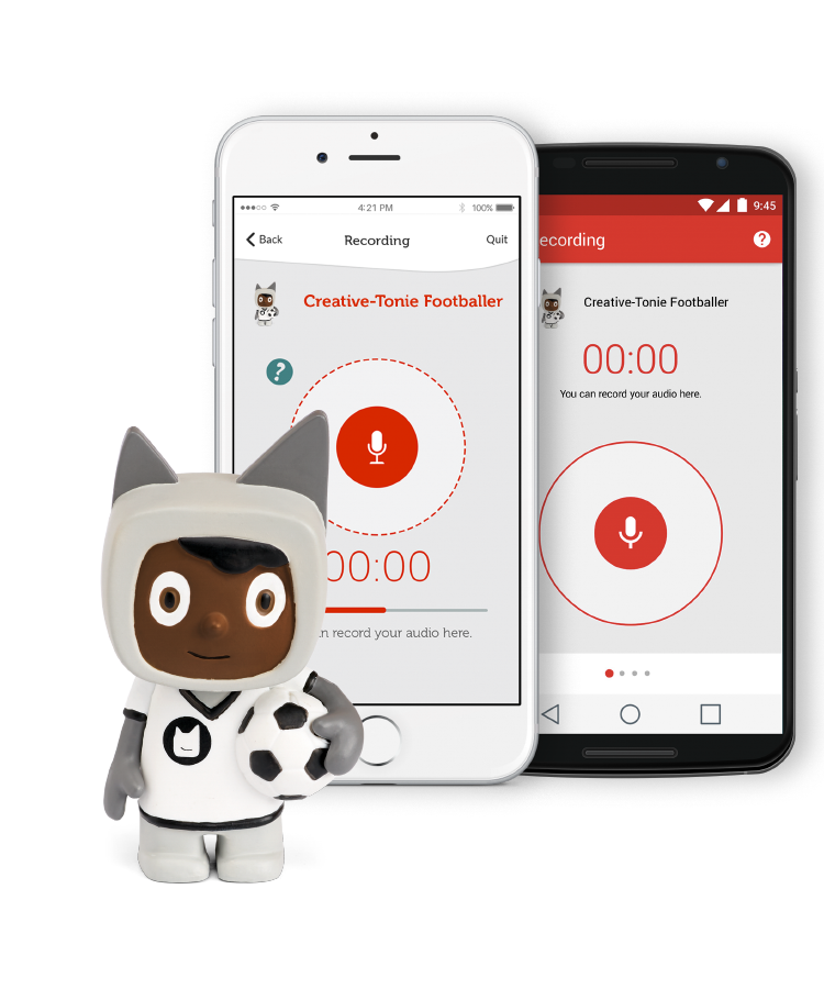 Tonies -  Futbolcu Yaratıcı Ses Kayıt Figürü