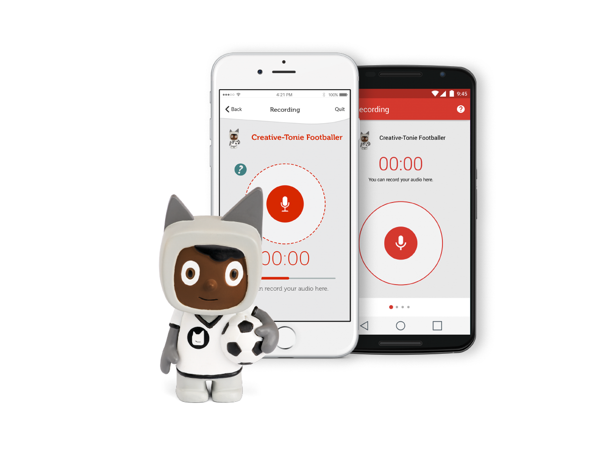 Tonies -  Futbolcu Yaratıcı Ses Kayıt Figürü