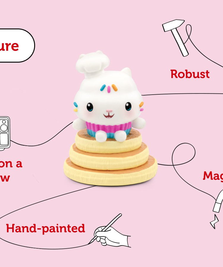 Tonies - Gabbys Dollhouse Cakey Cat İngilizce Sesli Figürü