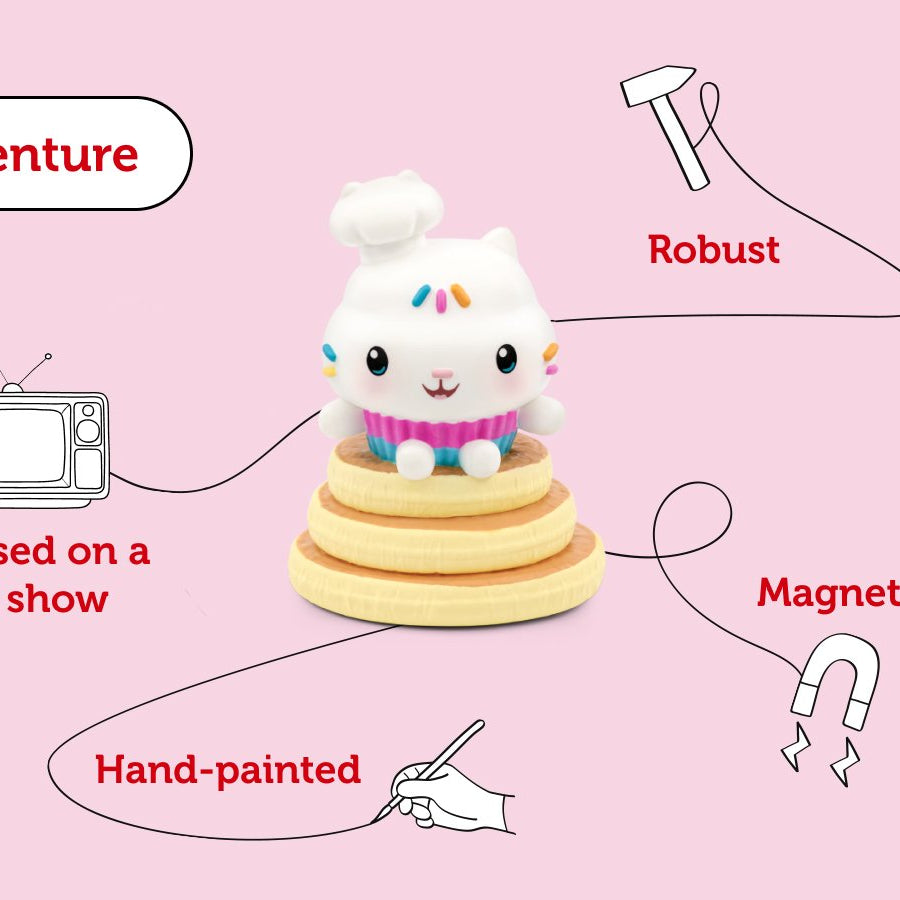 Tonies - Gabbys Puppenhaus Cakey Katze Englische Sprachfigur