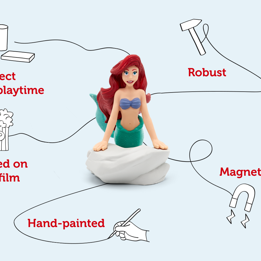 Tonies -  İngilizce Disney Prensesler Küçük Deniz Kızı Sesli Figürü