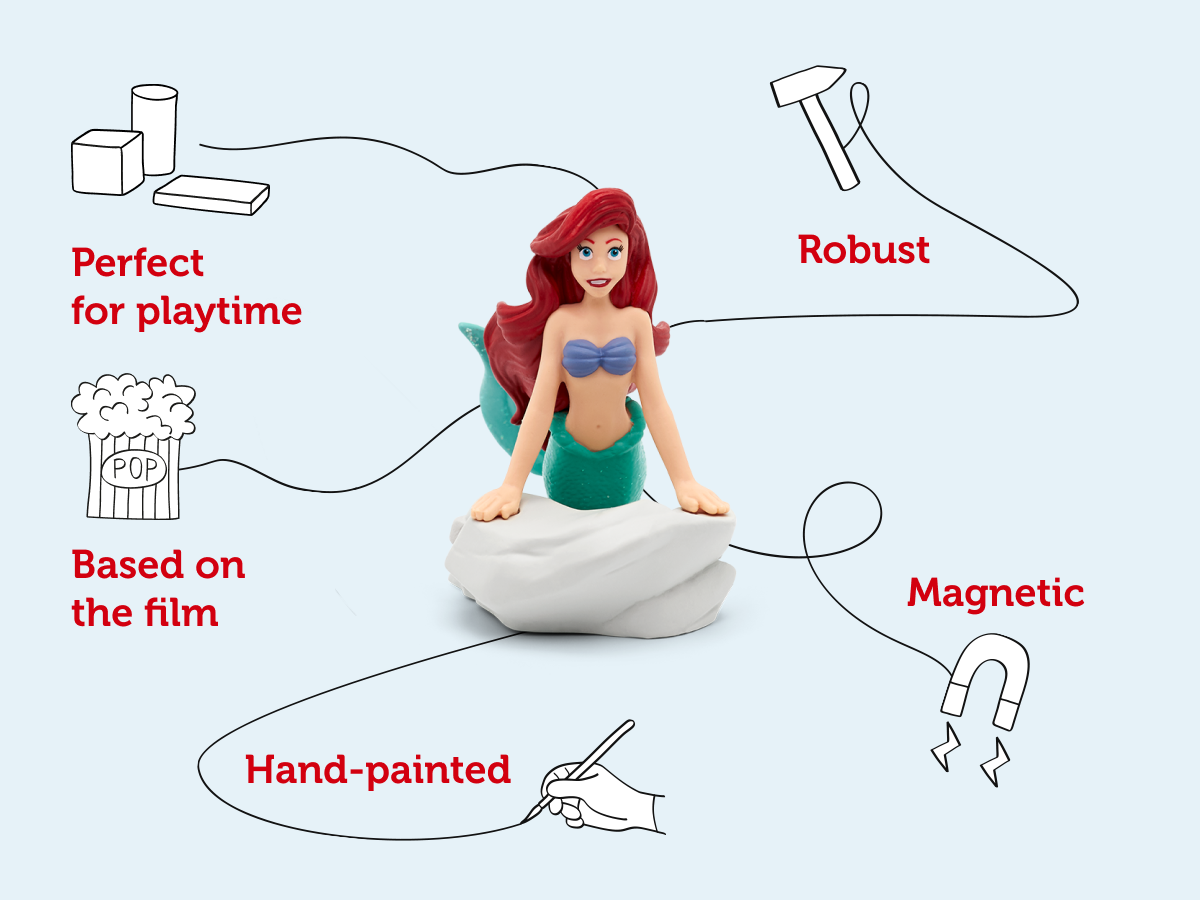 Tonies -  İngilizce Disney Prensesler Küçük Deniz Kızı Sesli Figürü