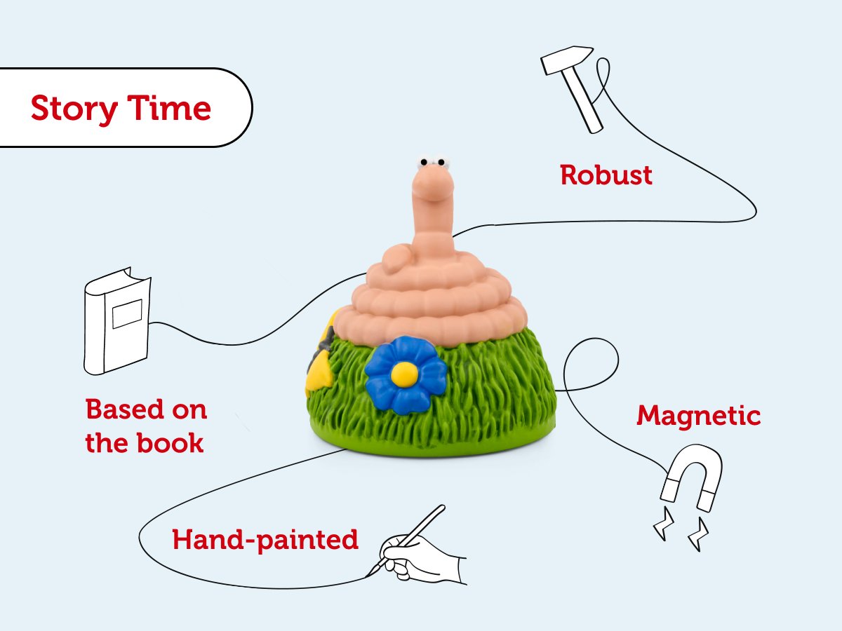 Tonies - Julia Donaldson Superwurm Englische Audiofigur