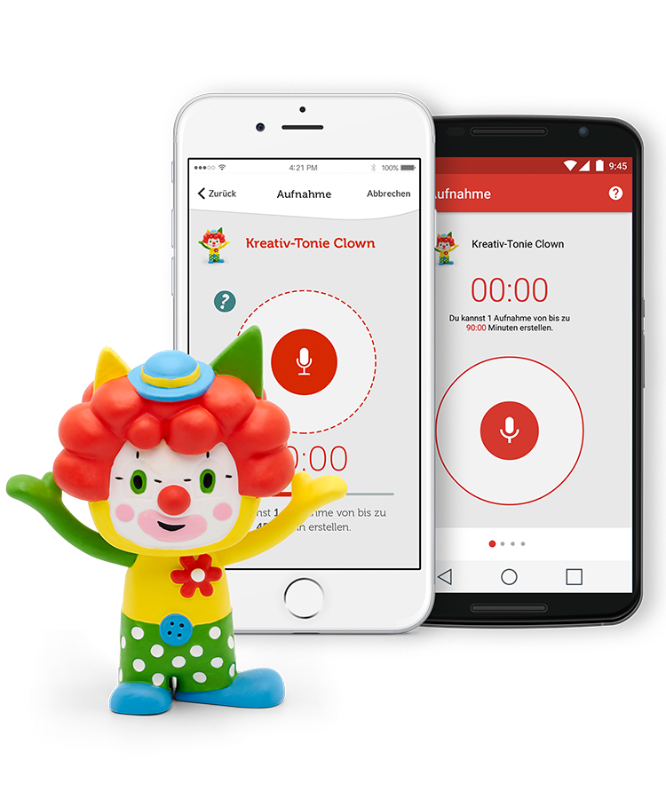 Tonies - Palyaço Yaratıcı Ses Kayıt Figürü