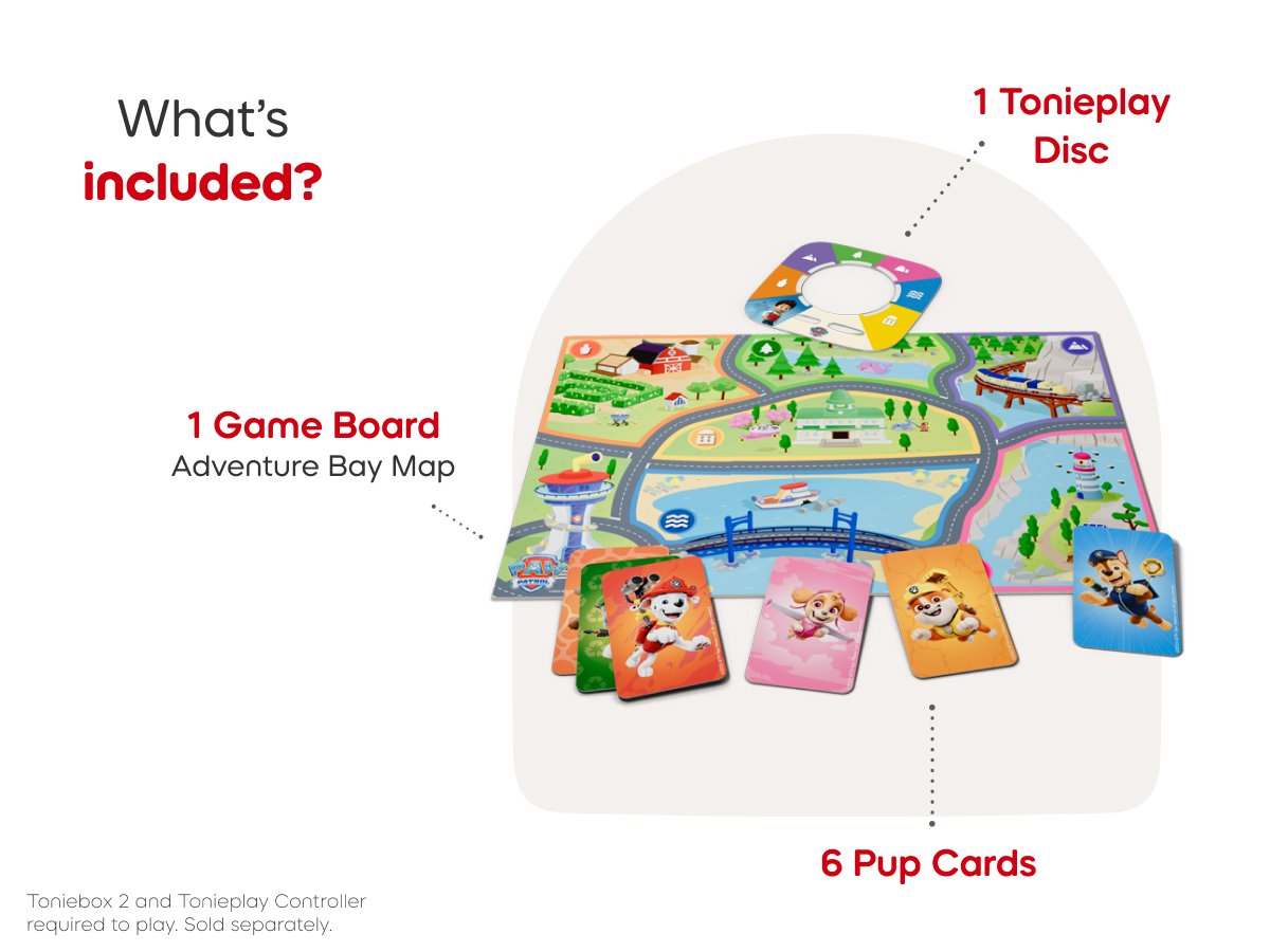 Tonies - Paw Patrol: Rettungshelden Englisch Toniebox 2 Spiel