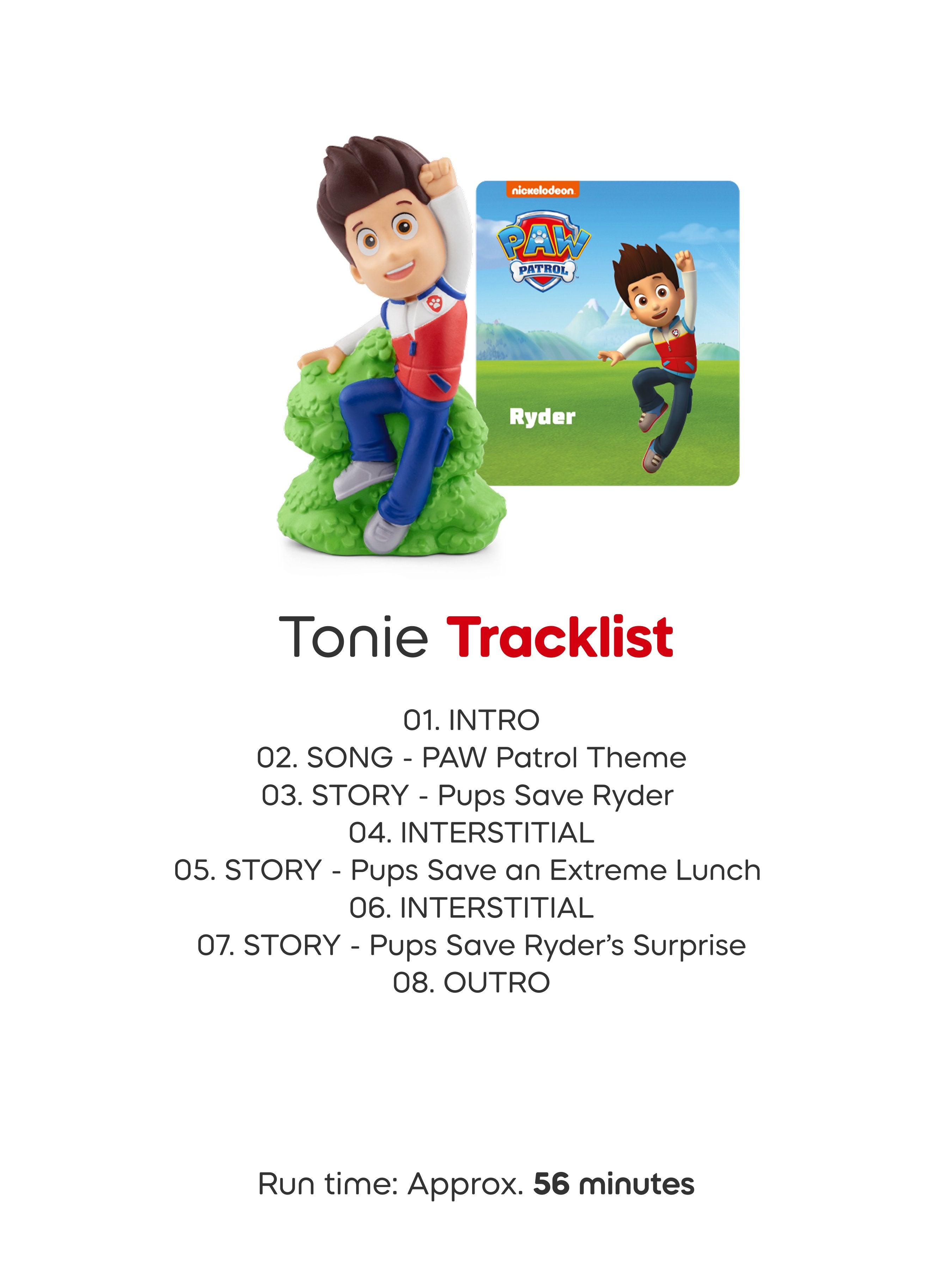 Tonies - PAW Patrol Ryder Englische Sprachfigur