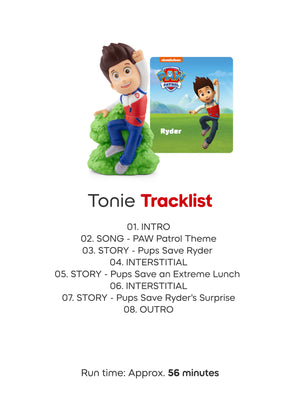 Tonies - PAW Patrol Ryder Englische Geschichte und Lieder Hörfigur