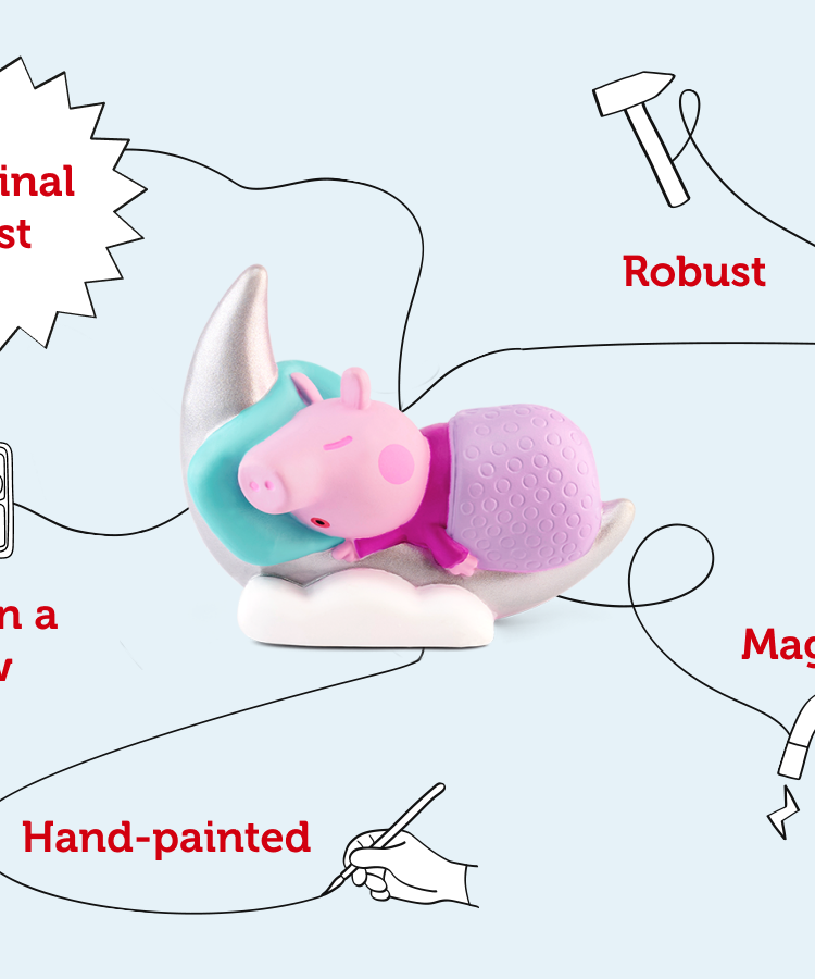 Tonies - Peppa Pig Gutenachtgeschichten Englisch Sprachfigur