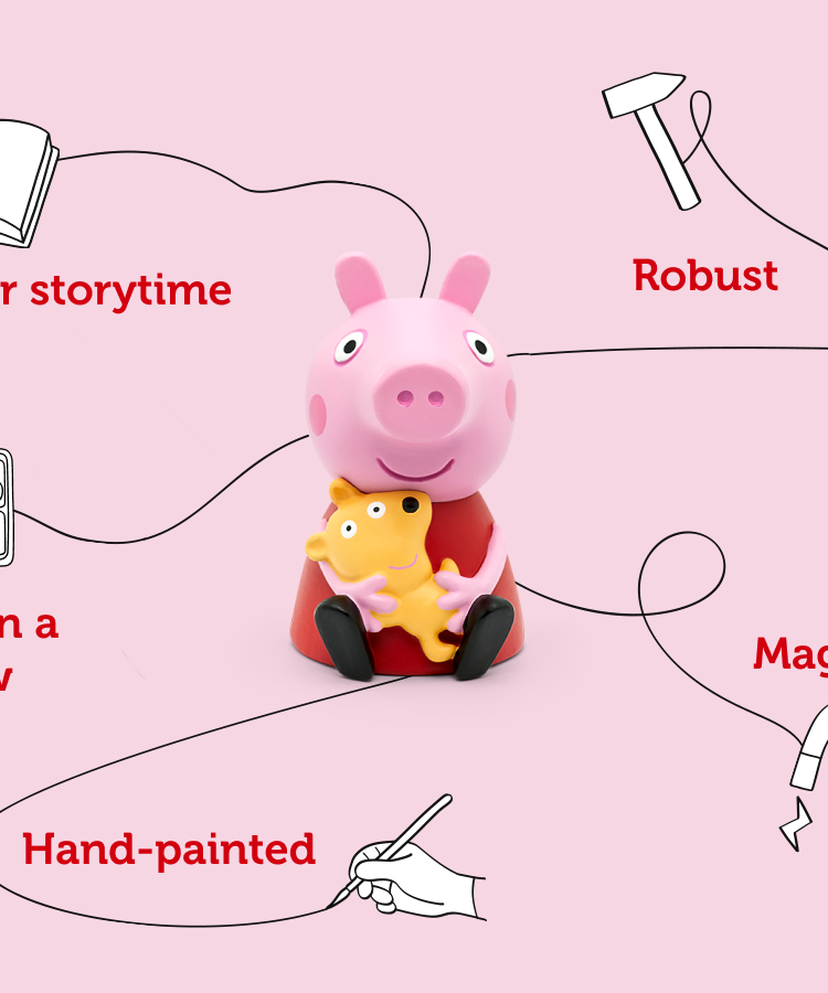 Tonies - Peppa Pig Unterwegs Englischsprachige Figur
