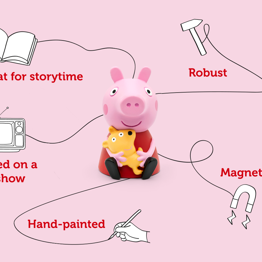 Tonies - Peppa Pig Unterwegs Englischsprachige Figur