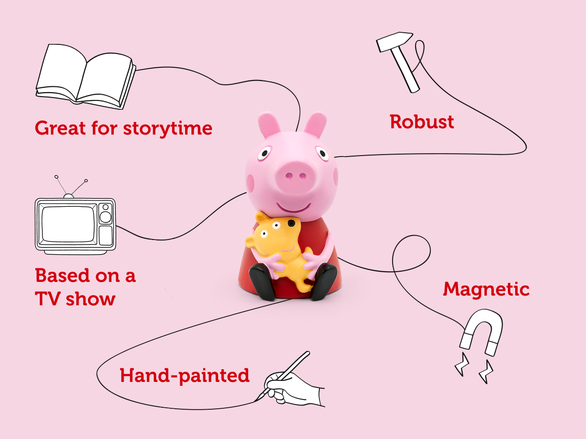 Tonies - Peppa Pig Unterwegs Englischsprachige Figur