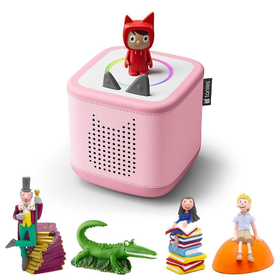 Tonies Toniebox 2 Bundle - Roald Dahl (5pc)-Audio Players-Pink- | Natural Baby Shower