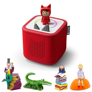 Tonies Toniebox 2 Bundle - Roald Dahl (5pc)-Audio Players-Red- | Natural Baby Shower