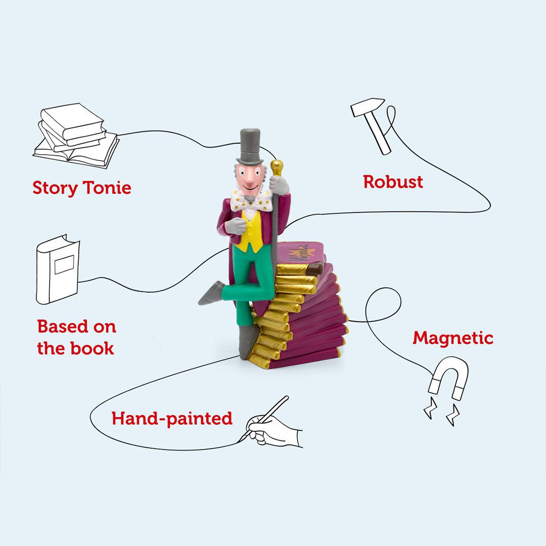 Tonies Roald Dahl - Charlie And The Chocolate Factory-Audio Player Cards + Characters- | Natural Baby Shower