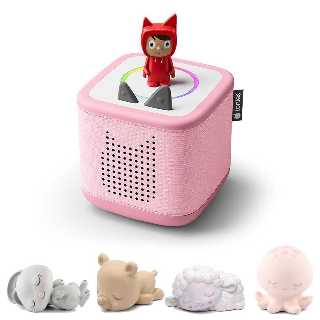 Tonies Toniebox 2 Bundle - Sleepy Time (5pc)-Audio Players-Pink- | Natural Baby Shower