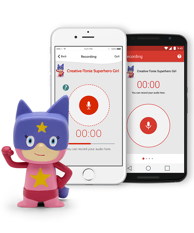 Tonies - Superheldin Kreative Sprachaufnahme Figur