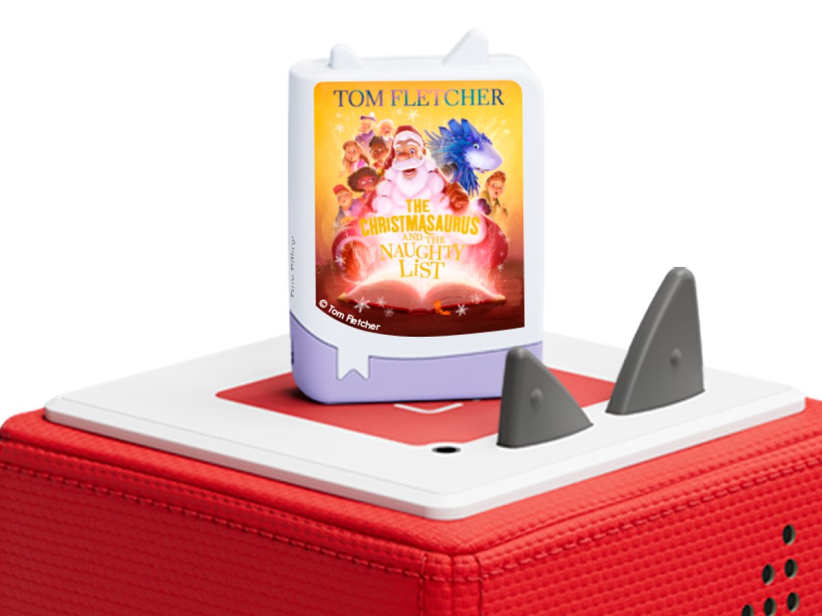 Tonies - Tom Fletcher Christmasaurus und die Liste der Ungezogenen Lied Englisch Sprachfigur