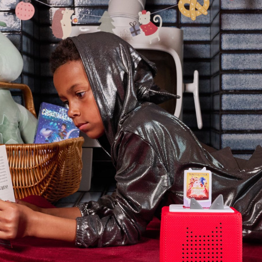 Tonies - Tom Fletcher Christmasaurus und die Liste der Ungezogenen Lied Englisch Sprachfigur