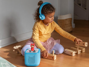 Tonies - Toniebox 2 Bluetooth Cloud Blue Faltbarer Kinderkopfhörer