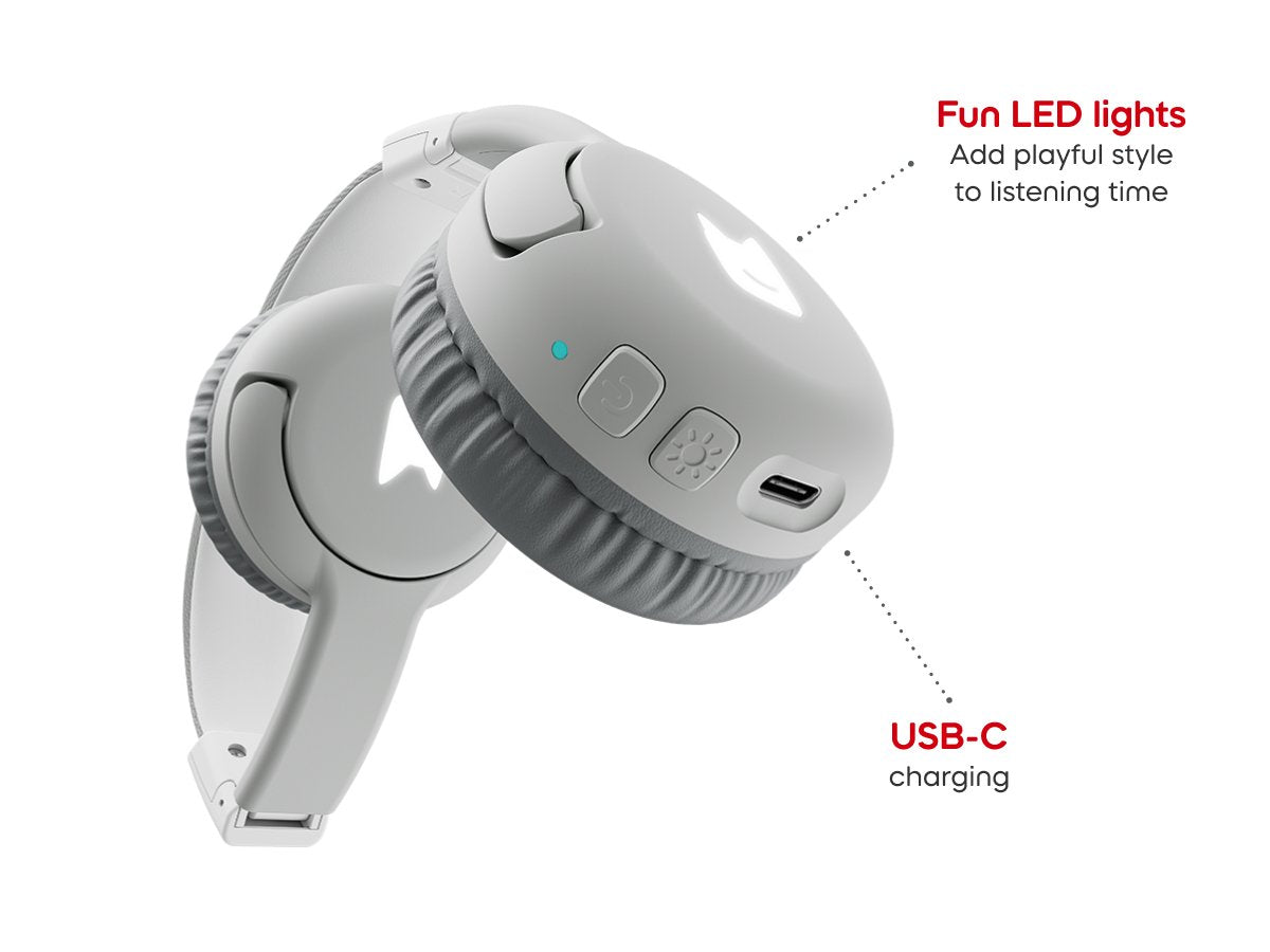 Tonies - Toniebox 2 Bluetooth Grau Zusammenklappbare Kinderkopfhörer