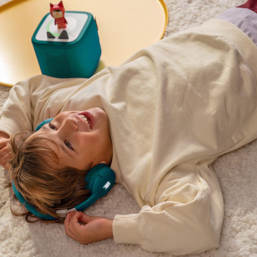 Tonies - Toniebox 2 Bluetooth Tropisch Türkis Klappbarer Kinderkopfhörer