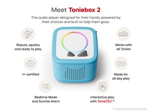 Tonies – Toniebox 2 Wolkenblau Starterset Box