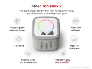 Tonies - Toniebox 2 Graue Starterset Box