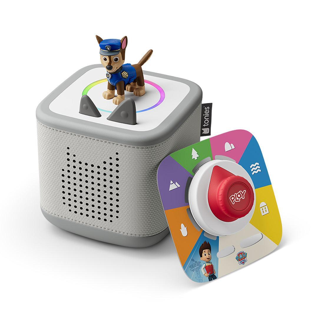 Tonies Toniebox 2 Play Set with PAW Patrol Chase Tonie, Tonieplay Game, Tonieplay Controller - Grey-Audio Players-Grey- | Natural Baby Shower