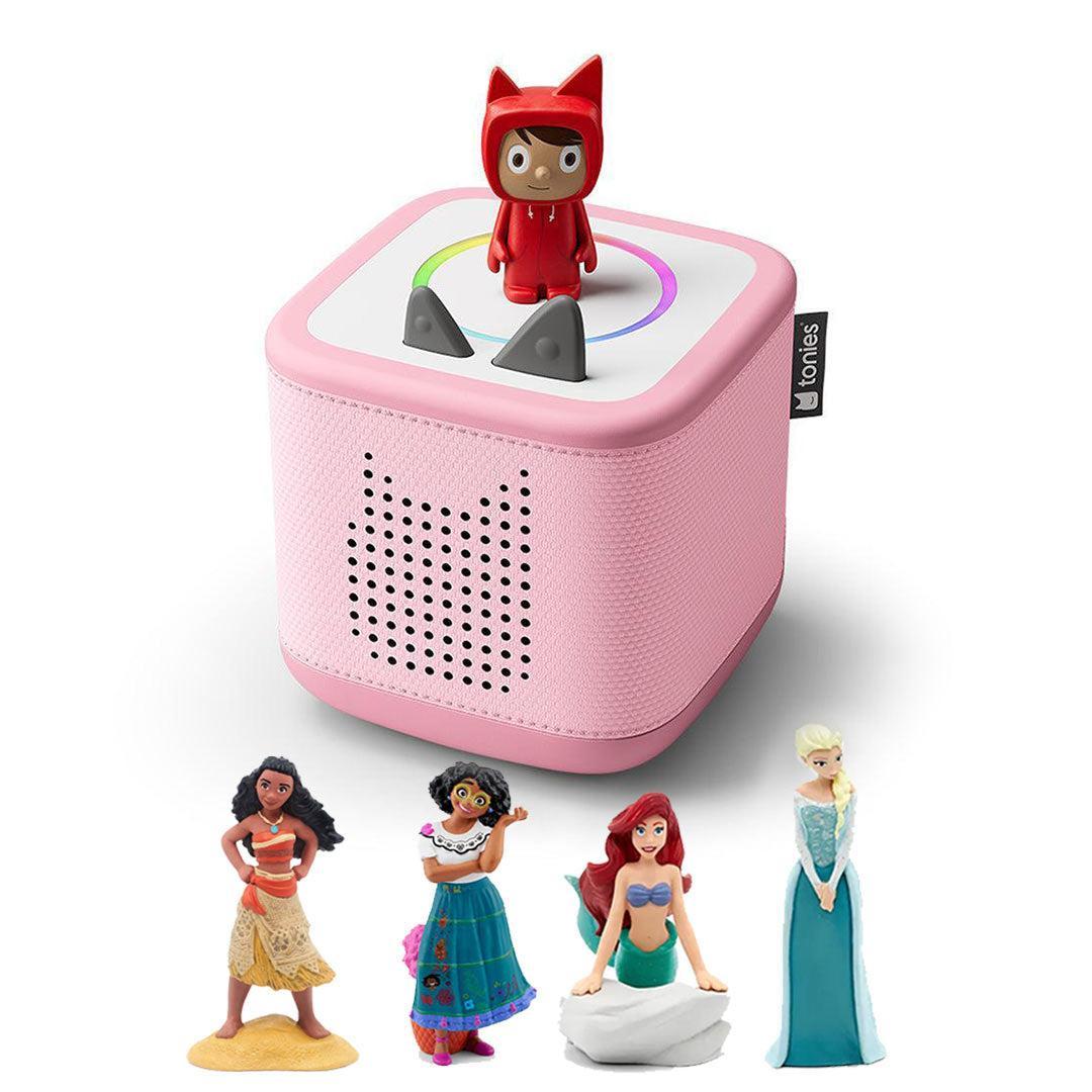 Tonies Toniebox 2 Bundle - Disney Princess (5pc)-Audio Players-Pink- | Natural Baby Shower