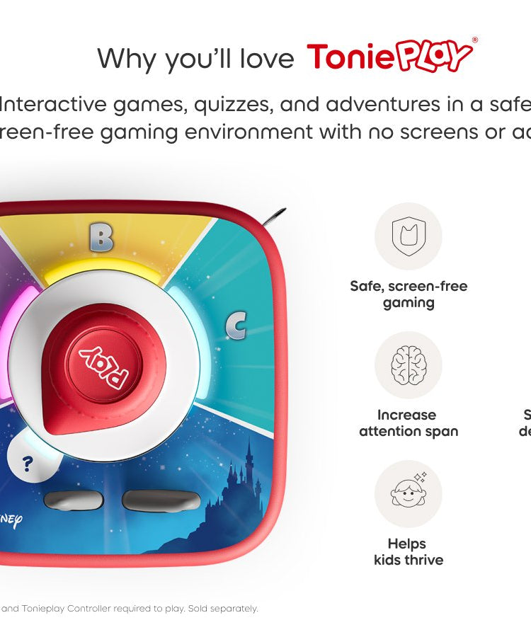 Tonies - Tonieplay Disney Wissensquiz Königreich Englisch Toniebox 2 Spiel
