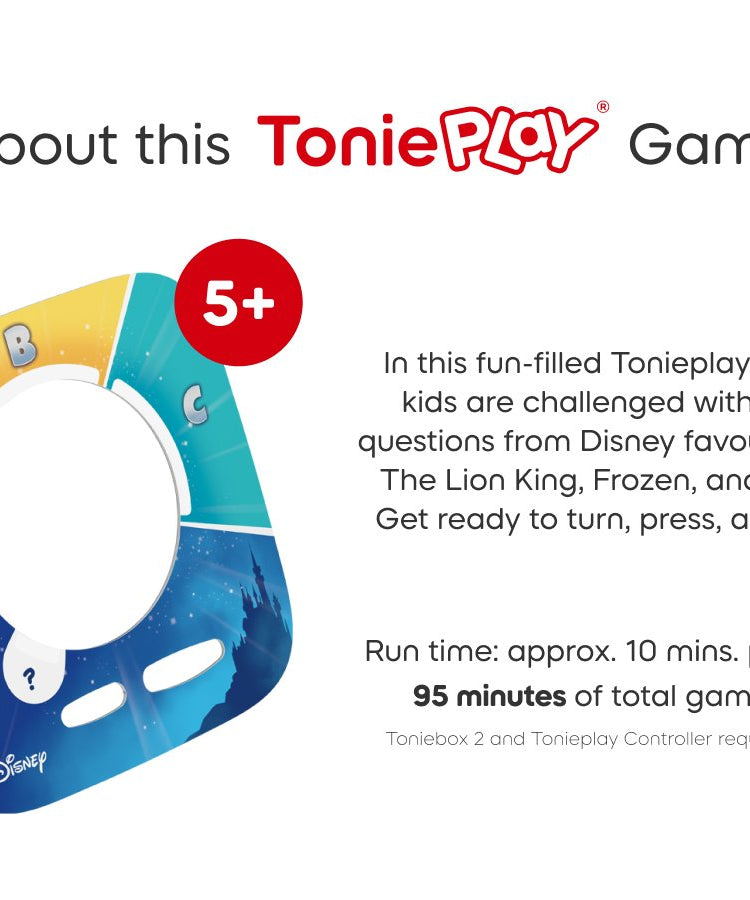 Tonies - Tonieplay Disney Wissensquiz Königreich Englisch Toniebox 2 Spiel