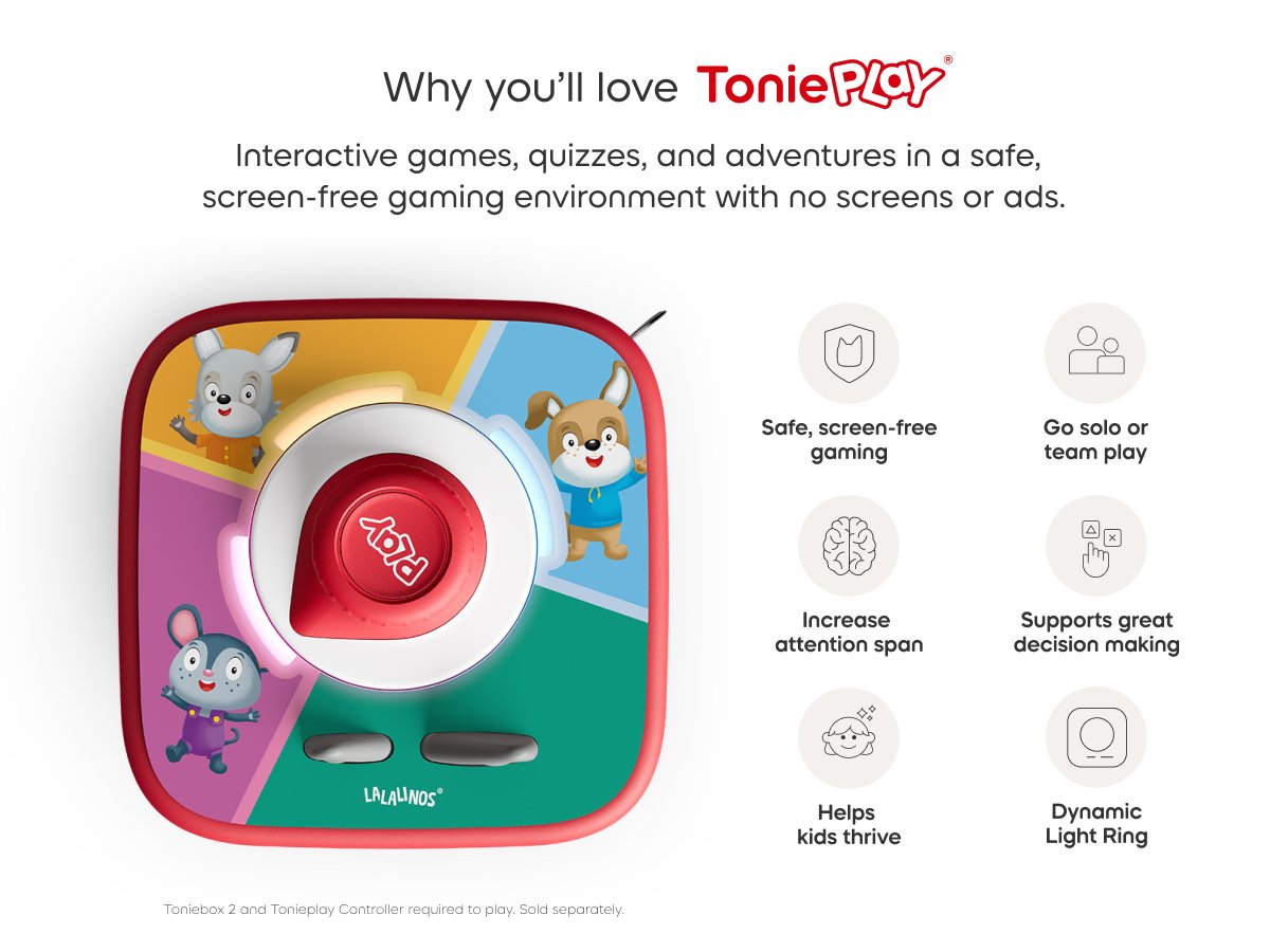 Tonies - Tonieplay Lalalinos: Bumbaloo'daki Gününüz! İngilizce Toniebox 2 Oyunu