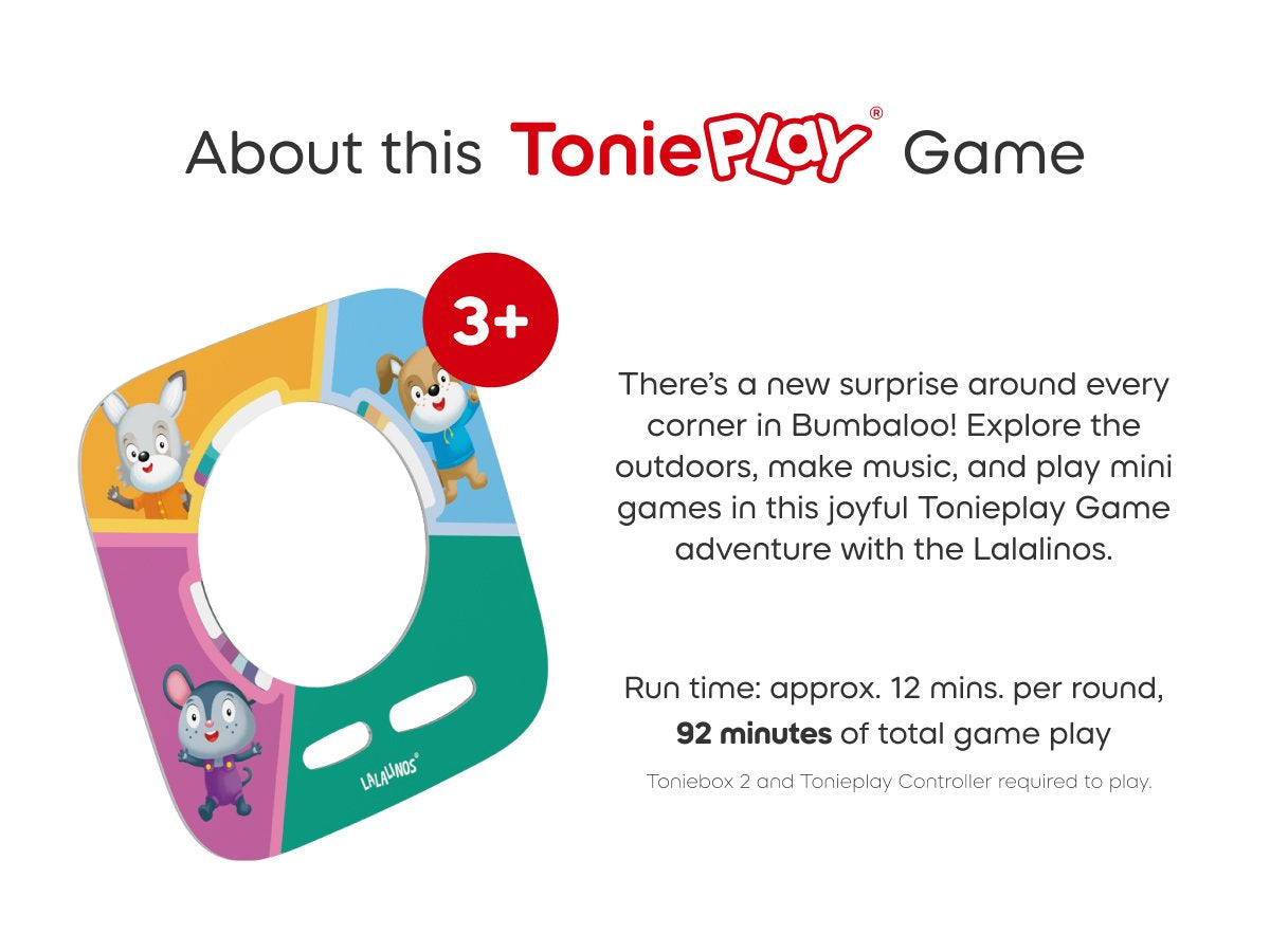 Tonies - Tonieplay Lalalinos: Bumbaloo'daki Gününüz! İngilizce Toniebox 2 Oyunu