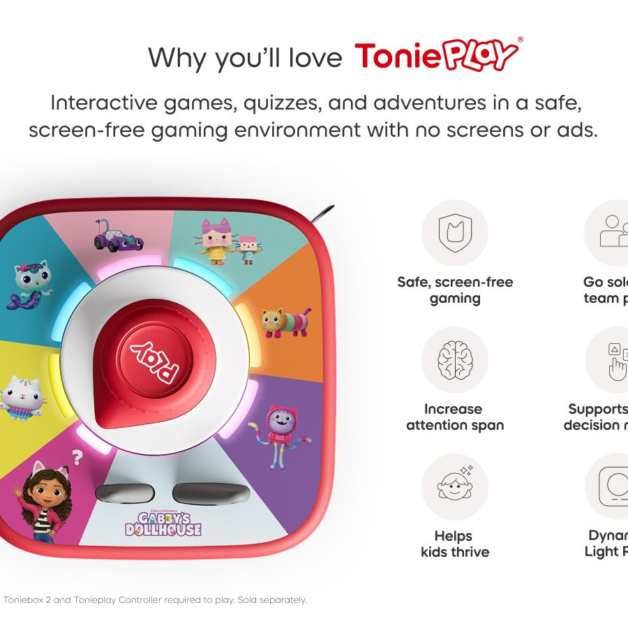 Tonies - Tonieplay Gabby ve Arkadaşları ile Zaman Akademisi İngilizce Toniebox 2 Oyunu