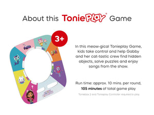 Tonies - Tonieplay Gabby's Dollhouse und Academy of Time Englisch Toniebox 2 Spiele