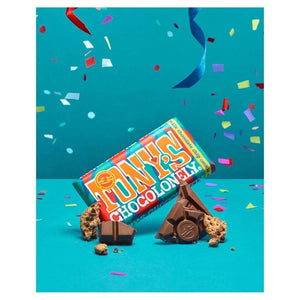 Tonys Chocolonely - Schokolade mit Milchkeksstücken 180Gr 