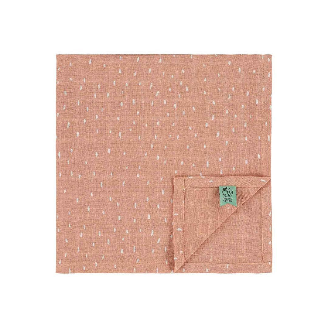 Trixie Muslin Cloths 3 Pack Mix - Rosy Rabbit-Muslin Squares-Rosy Rabbit-55x55cm | Natural Baby Shower