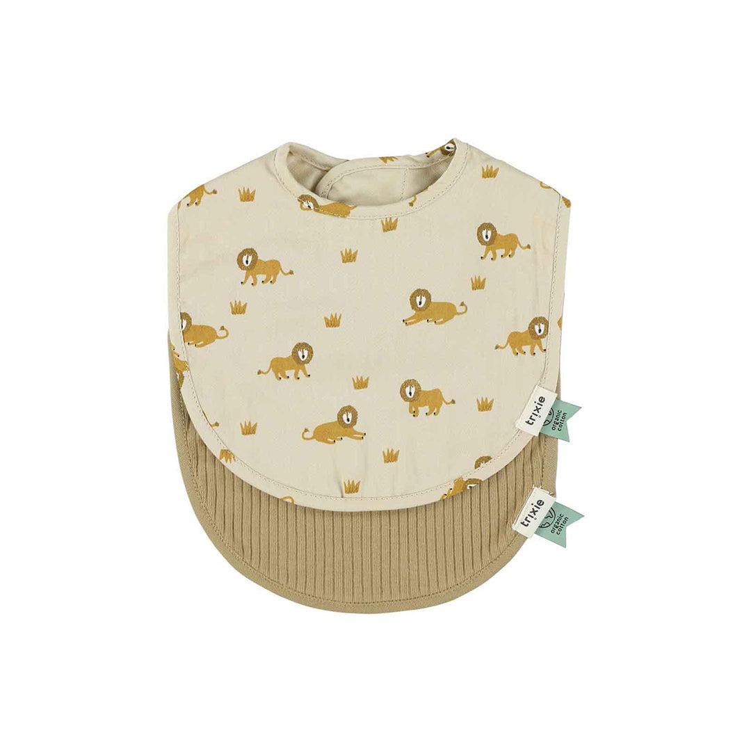 Trixie Newborn Bib 2 Pack Mix - Lively Lion-Bibs-Lively Lion- | Natural Baby Shower