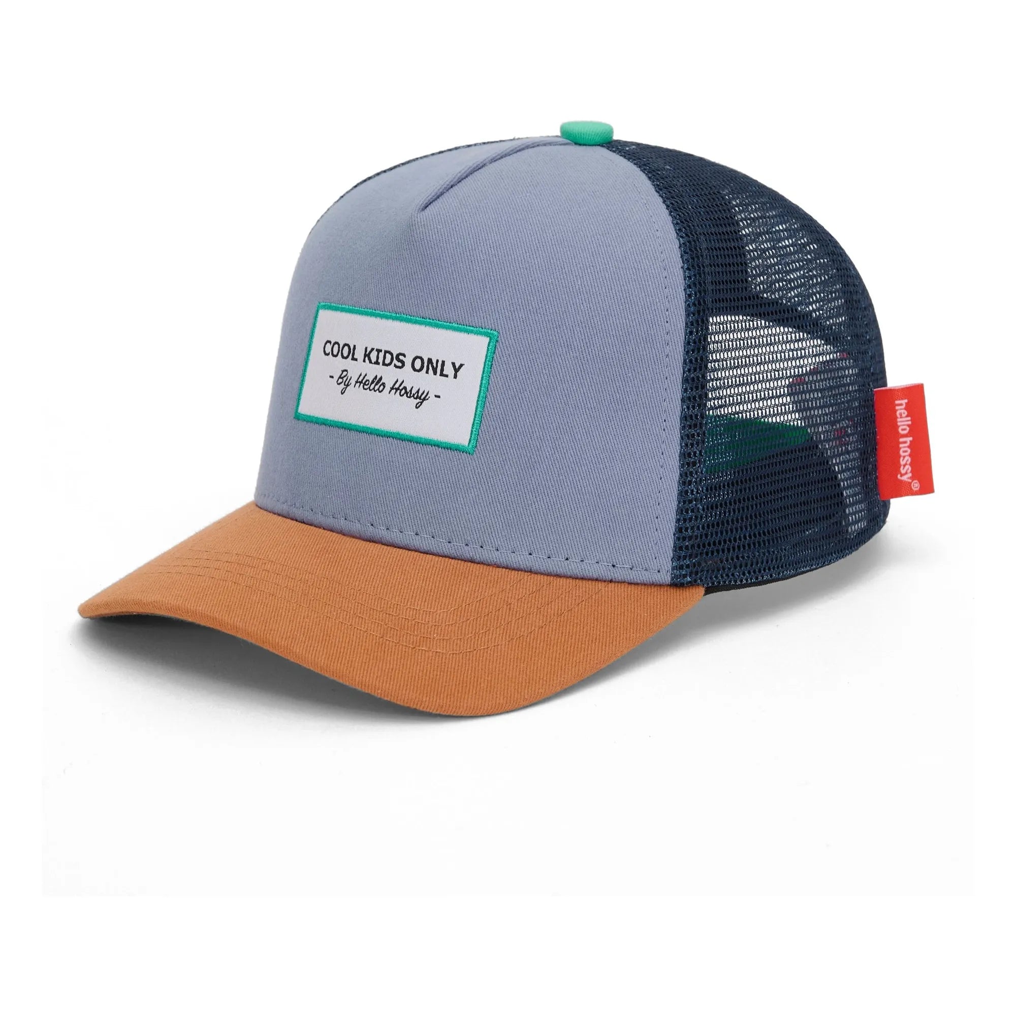 Hello Hossy - Tarnmuster Marineblau Gebogene Visier Mütze | Blau