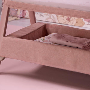 Tutti Bambini Cozee Zen Bedside Crib - Blush-Cribs-Blush- | Natural Baby Shower