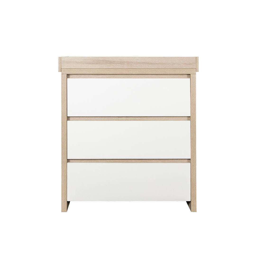 Tutti Bambini Modena Changing Unit - White/Oak-Changing Units-White/Oak- | Natural Baby Shower