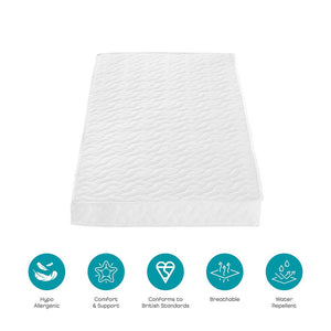 Tutti Bambini Pocket Sprung Cot Mattress-Mattresses-120x60cm- | Natural Baby Shower
