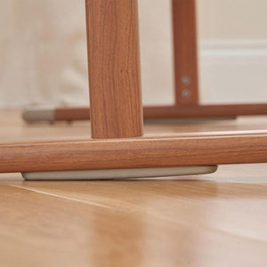 Tutti Bambini ZiZee Essential Crib - Scandinavian Walnut/Ecru-Bedside Cribs-Scandinavian Walnut/Ecru- | Natural Baby Shower