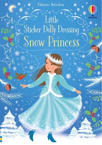 Usborn - Little Sticker Dolly Dressing Schneeprinzessin Bilderbuch