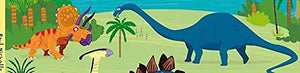 Usborne – Großes Dinosaurier-Sticker-Aktivitäten- und Geschichtenbuch