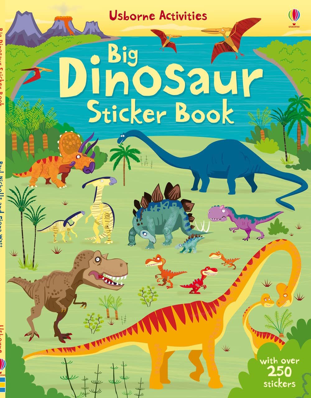 Usborne – Großes Dinosaurier-Sticker-Aktivitäten- und Geschichtenbuch