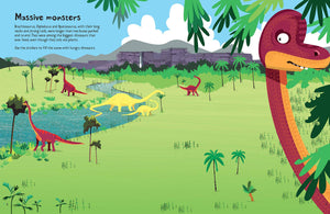 Usborne – Großes Dinosaurier-Sticker-Aktivitäten- und Geschichtenbuch